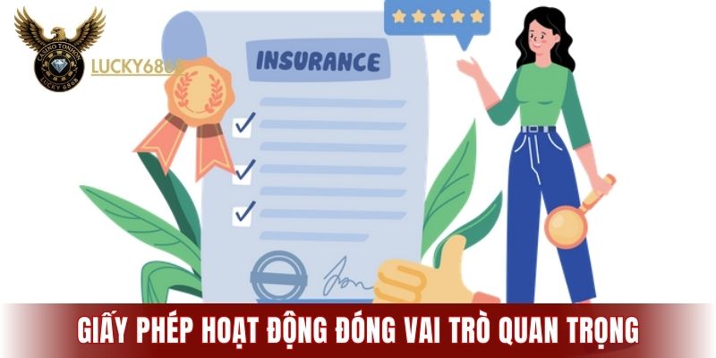 Giấy phép hoạt động đóng vai trò quan trọng